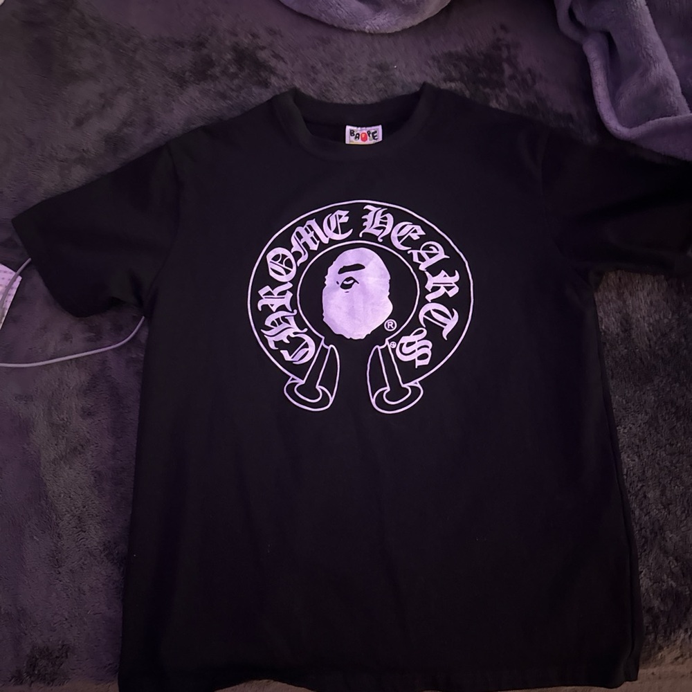 Chrome Hearts Black Tee with Iconic Graphic